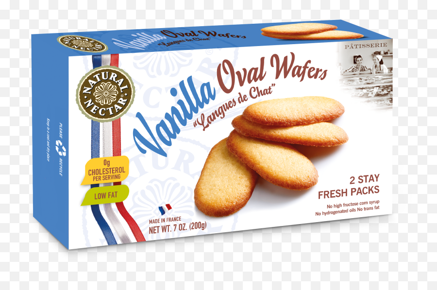 Products Wafer Natural Ingredients Vanilla Emoji,Plate Of Cookies Png
