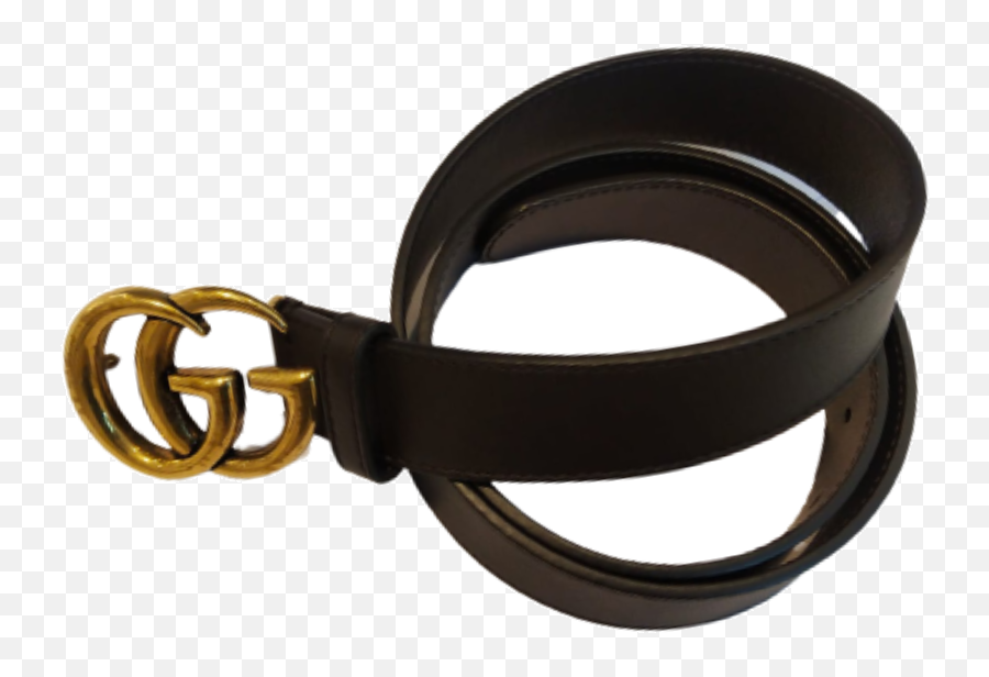 Gucci Gg Black Leather Belt Size 34 Emoji,Gucci Belt Transparent