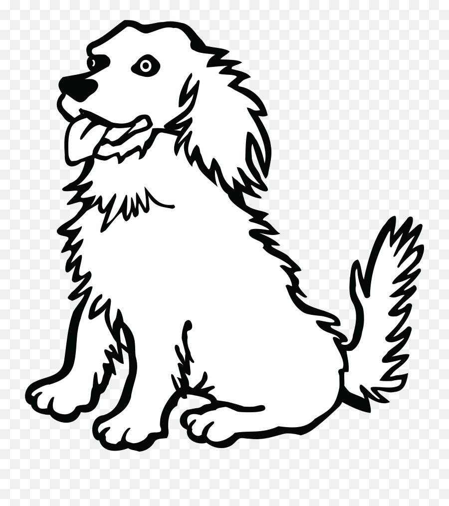 Library Of Dog Picture Free Drawing Png Files Clipart - Cartoon Dog Png Black And White Emoji,Dog Clipart