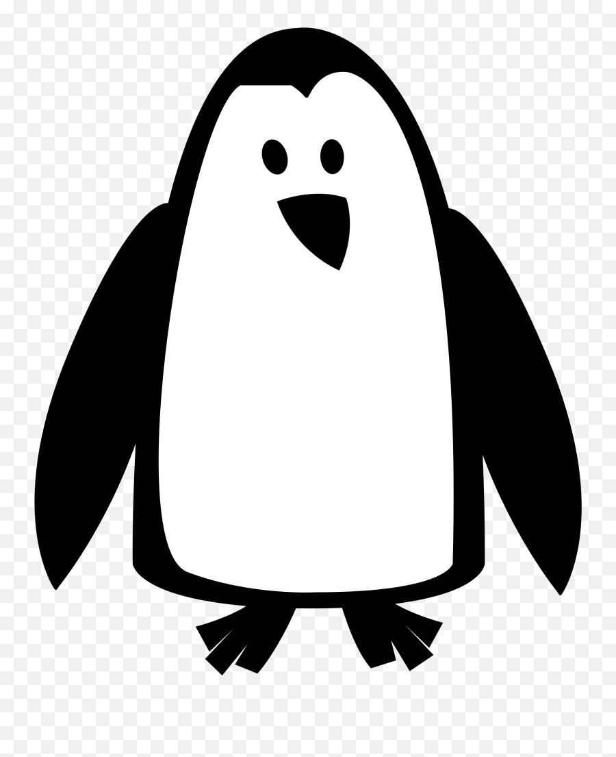 Library Of Pumpkin Penguin Clip Art - Black And White Clip Art Penguin Emoji,Penguin Clipart