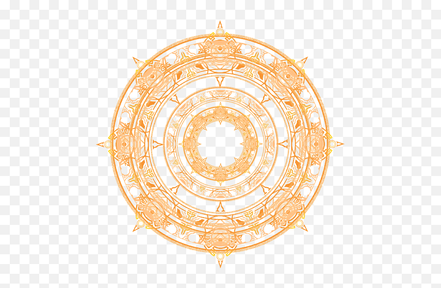 Celestial Magic Circle - Decorative Emoji,Magic Circle Png