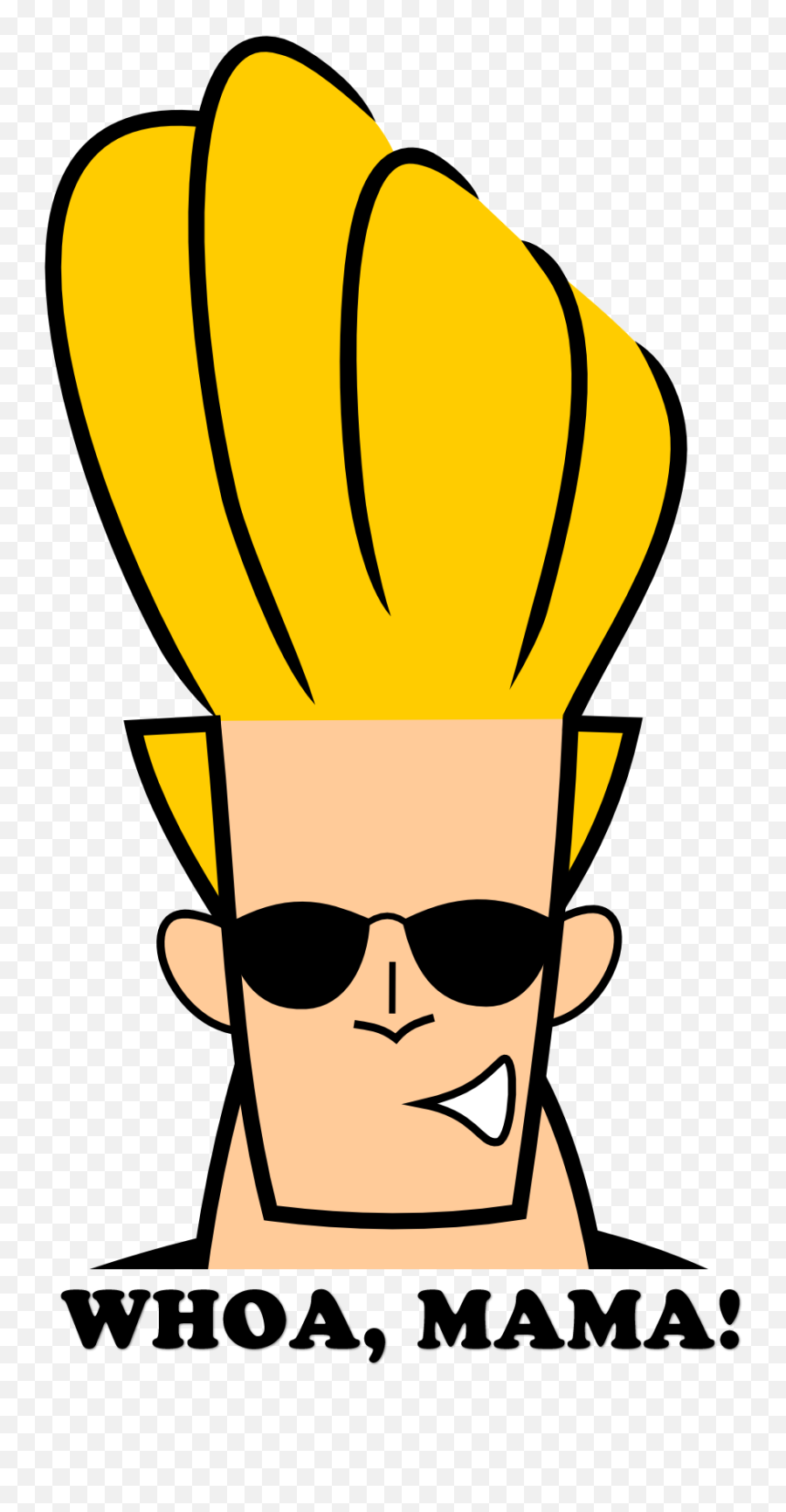 Cartoon Network Clipart Johnny Bravo - Png Download Full Johnny Bravo Woah Mama Emoji,Cartoon Network Logo Png