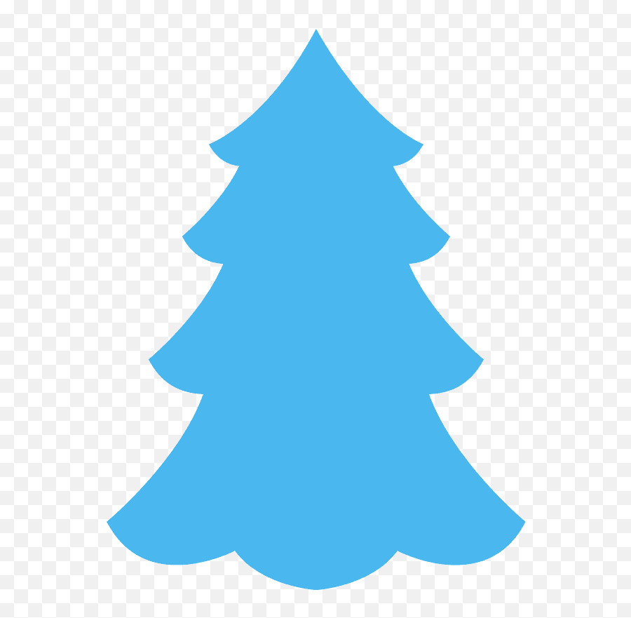 Christmas Tree Silhouette Emoji,Tree Silhouette Clipart