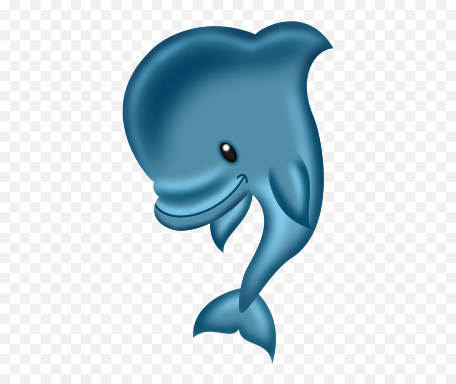 Bottlenose Dolphin Clipart Cute - Dolphin Transparent Common Bottlenose Dolphin Emoji,Dolphin Clipart