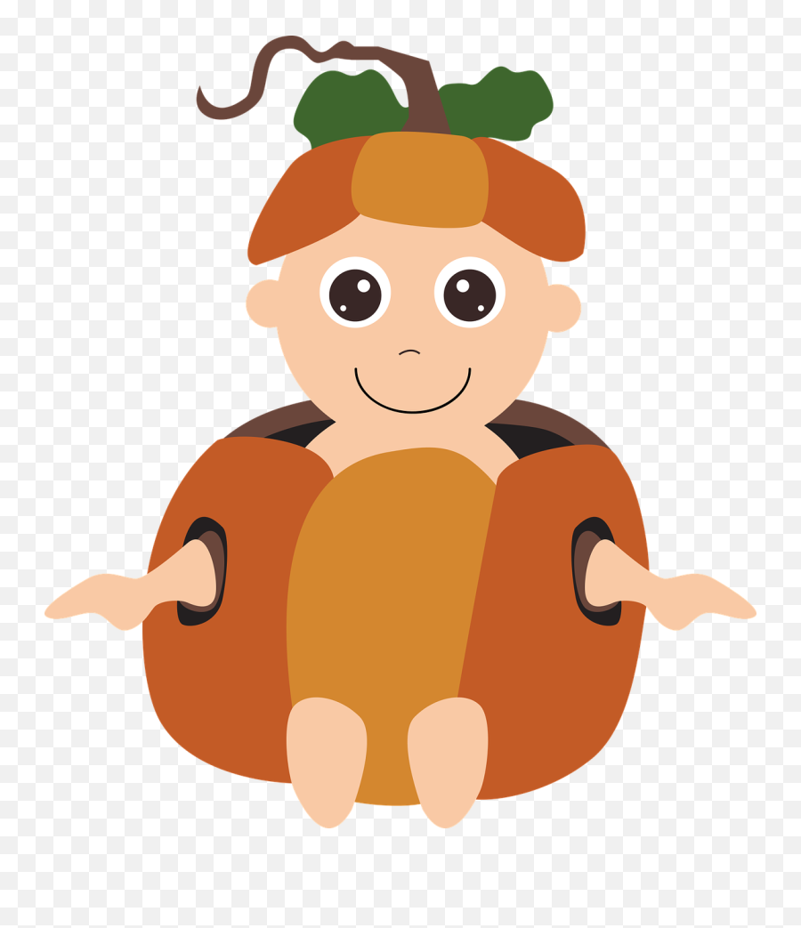 Baby In Halloween Costume Clipart - Costume Baby Vector Png Emoji,Halloween Costume Clipart