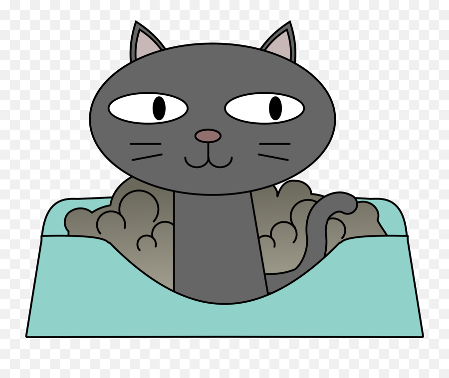 48 Best Cute Cat Clip Art Images Black - Soft Emoji,Cute Cat Clipart
