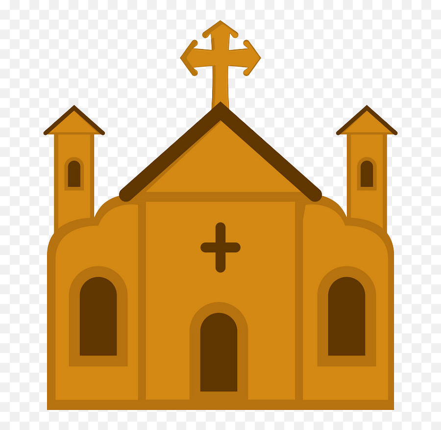 Black And White Church 1 - Clipart World Catholic Church Church Clipart Png Emoji,Catholic Cross Clipart