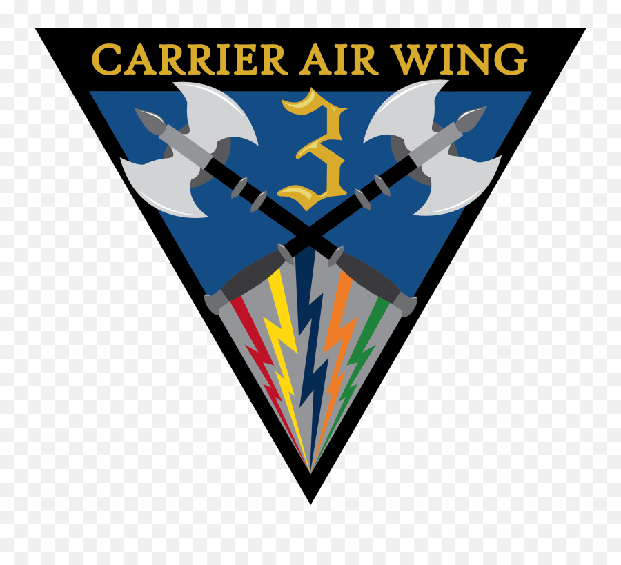 Filecarrier Air Wing 3 Patch Us Navy 2015png - Wikipedia Cvw 3 Uss Dwight D Eisenhower Emoji,Us Navy Logo Png