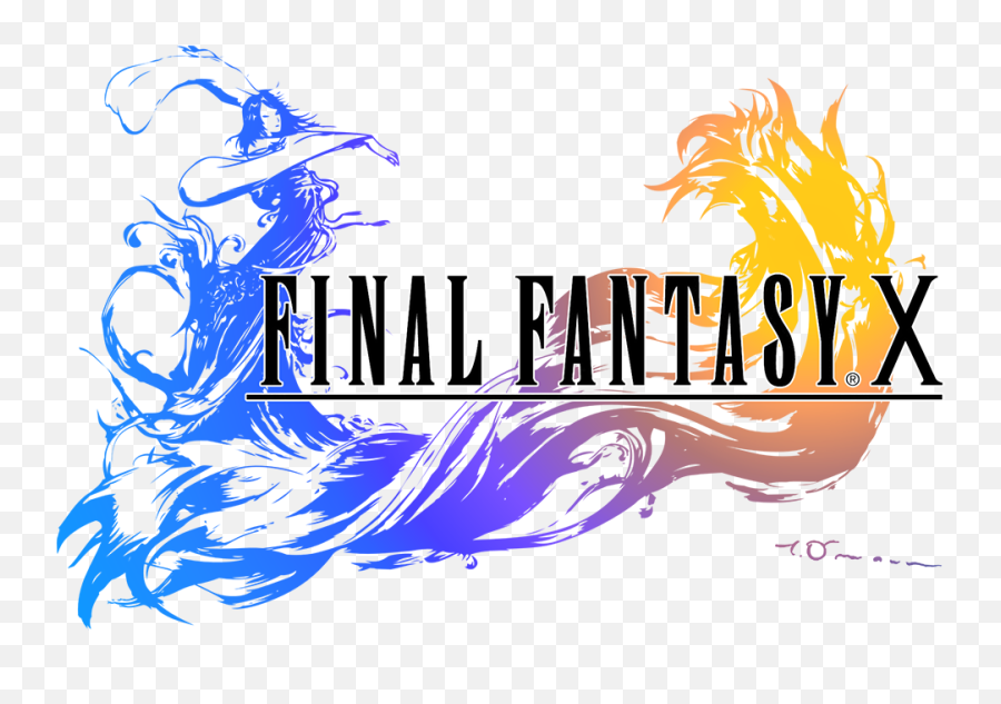 Final Fantasy X Logo Render Png Image - Final Fantasy X Logo Emoji,Final Fantasy Logo
