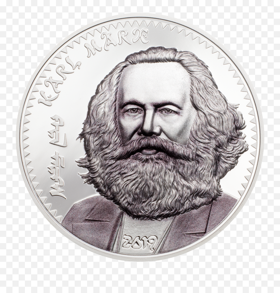 Mongolia - Coin Marx Emoji,Karl Marx Png