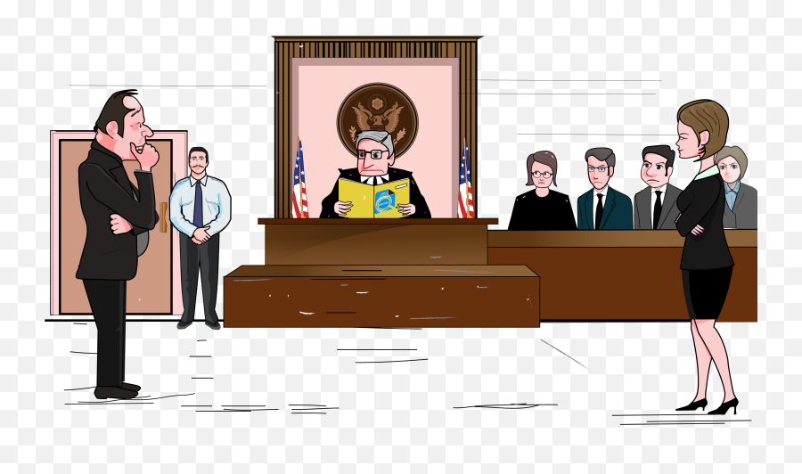 Download Animation Explainer Video - Courtroom Animation Emoji,Animated Png