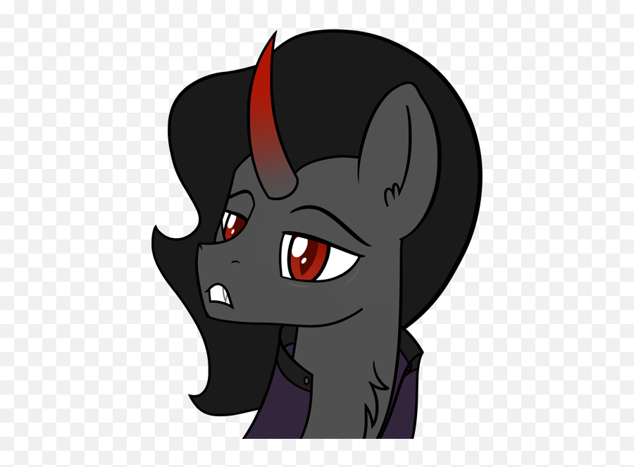 2234278 - Safe Artistczu King Sombra Pony Unicorn Demon Emoji,Unicorn Transparent Background