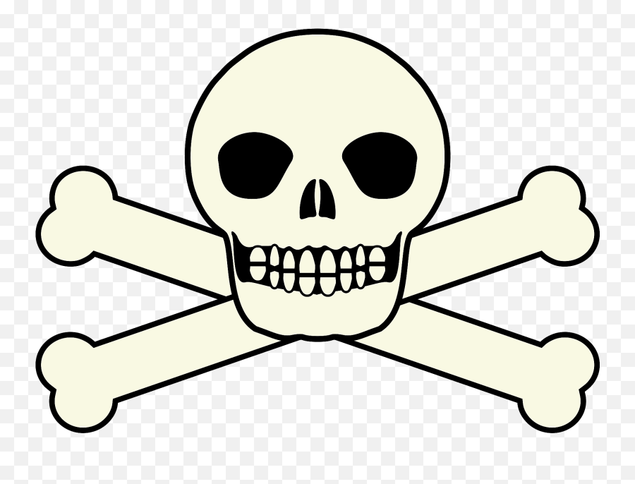 Skull And Crossbones Clipart Free Download Transparent Png Emoji,Crossbones Png