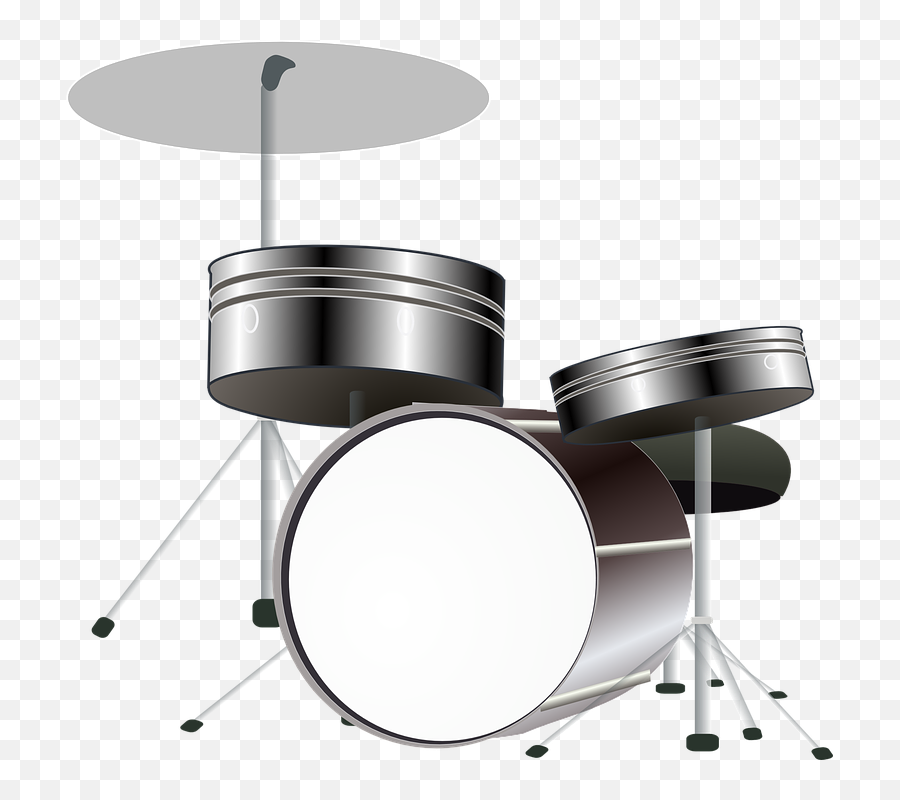 Free Drums Music Illustrations Emoji,Drum Clipart Black And White