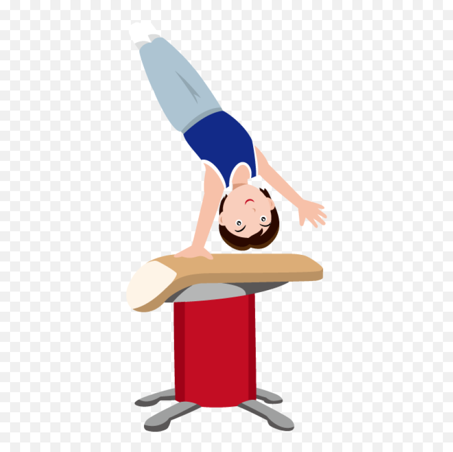 Gymnastics Clipart Vault - Gymnastics Clipart Png Emoji,Gymnastics Clipart