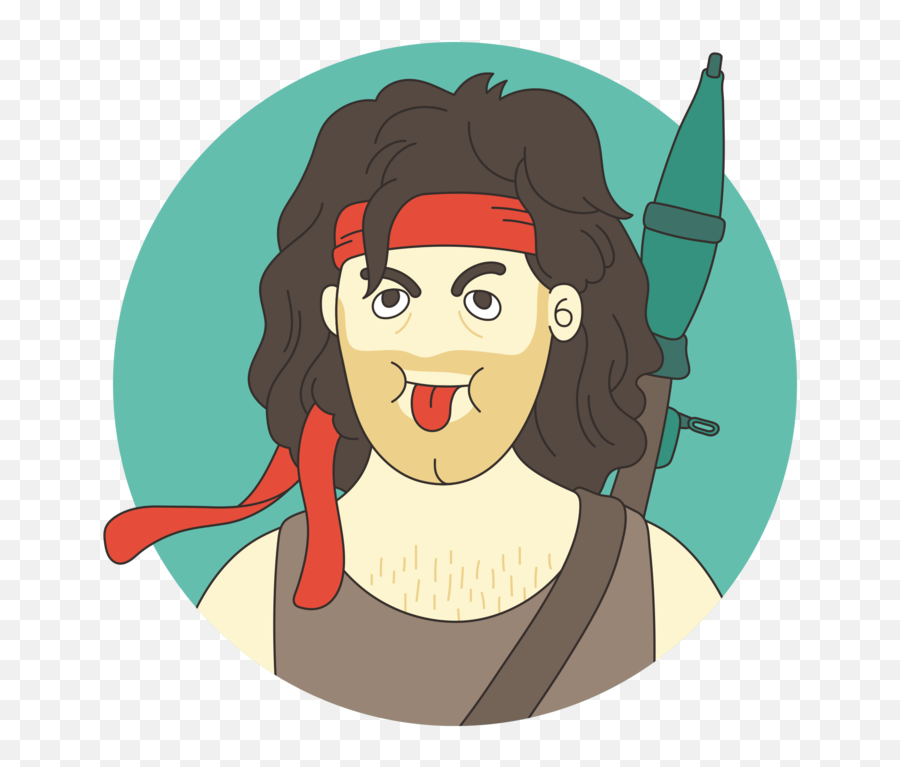 Rambo Png - Fictional Character Emoji,Rambo Png