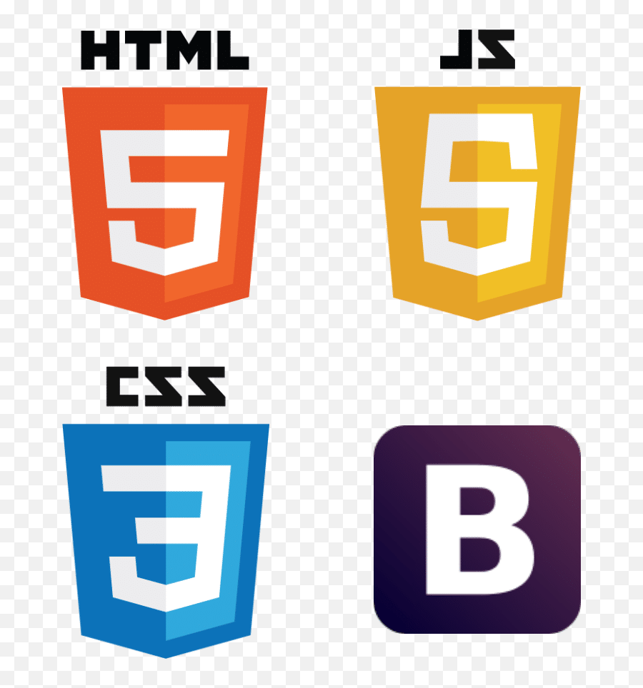 Vector Javascript Html5 Css3 - Html Css Bootstrap Logo Emoji,Javascript Logo