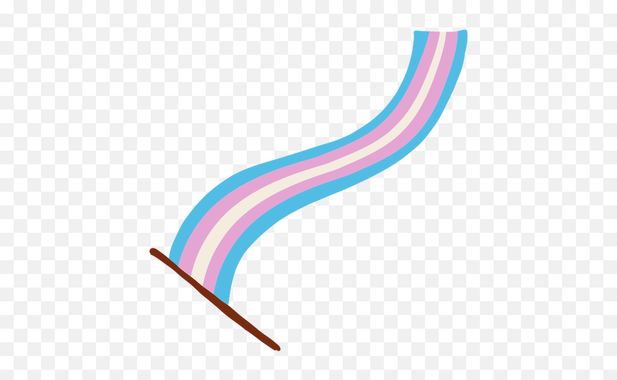 Flag Pole Transgender Flat - Trans Png Emoji,Trans Flag Png