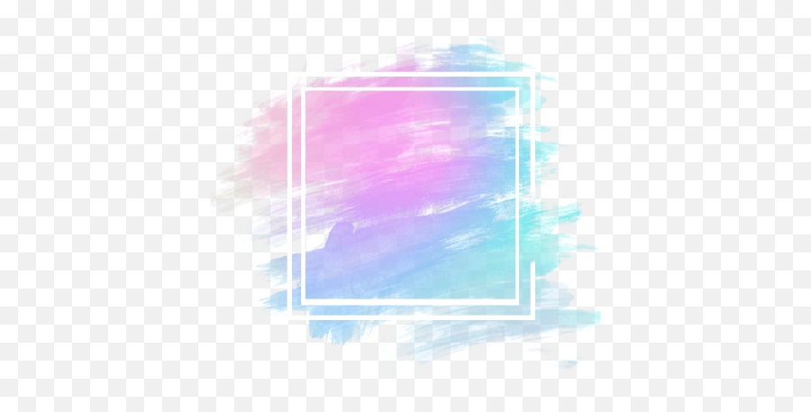 Free Png Image Beautiful Hologram - Background Watercolor Frame Png Emoji,Square Clipart