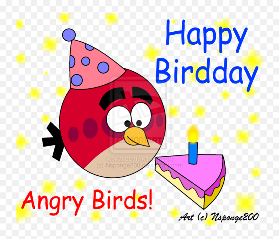 Image - Happy Birthday Angry Bird Transparent Cartoon Emoji,Angrybird Clipart