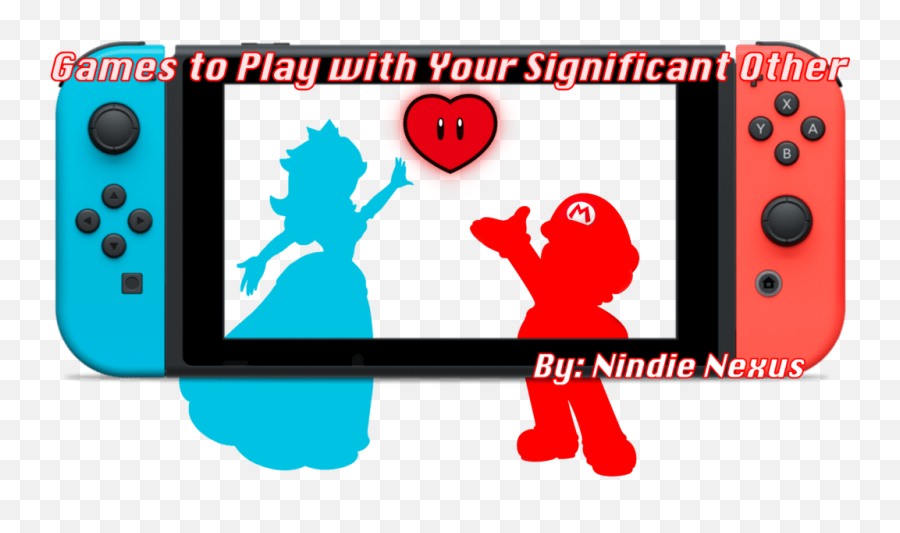 Couple Gaming Featured Photo - Nintendo Switch Edition Emoji,Nintendo Switch Transparent Background