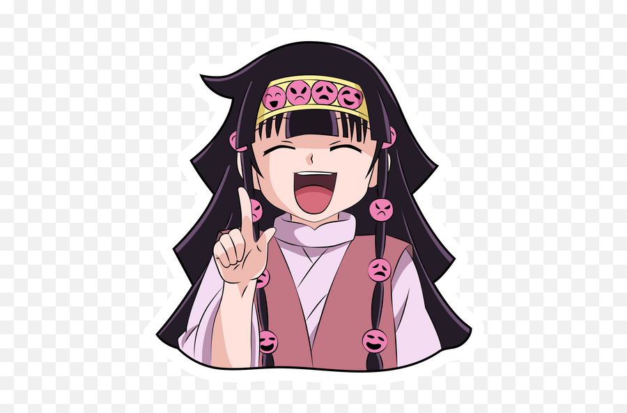 Hunter X Hunter Alluka Zoldyck Sticker - Sticker Mania Alluka Sticker Emoji,Hunter X Hunter Logo