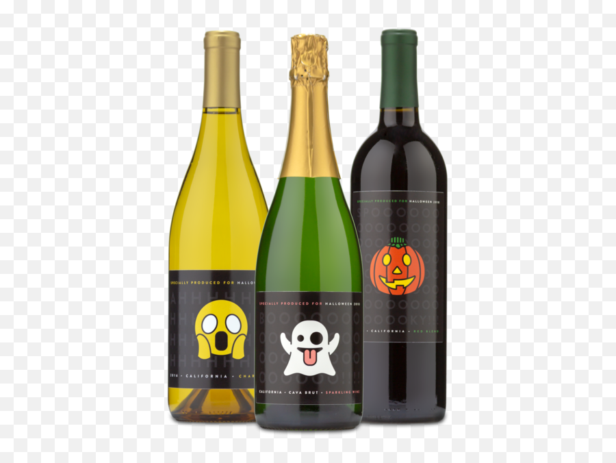 Halloween Emoji Set Unique Holiday Wine Gifts,Champagne Emoji Png
