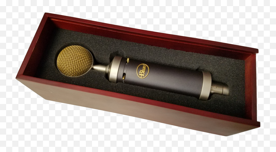 Pre - Owned Blue Microphones Baby Bottle Sl Condenser Mic Emoji,Gold Microphone Png