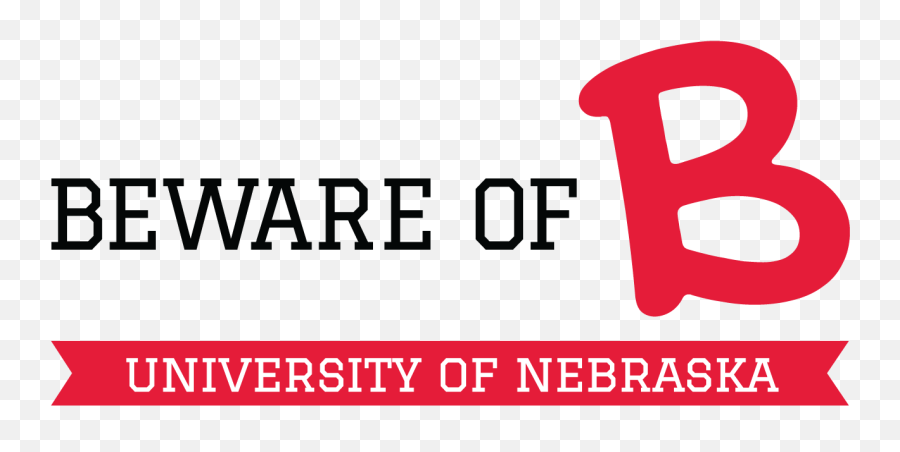 University Of Nebraska U2014 Beware Of B Emoji,Nebraska Png