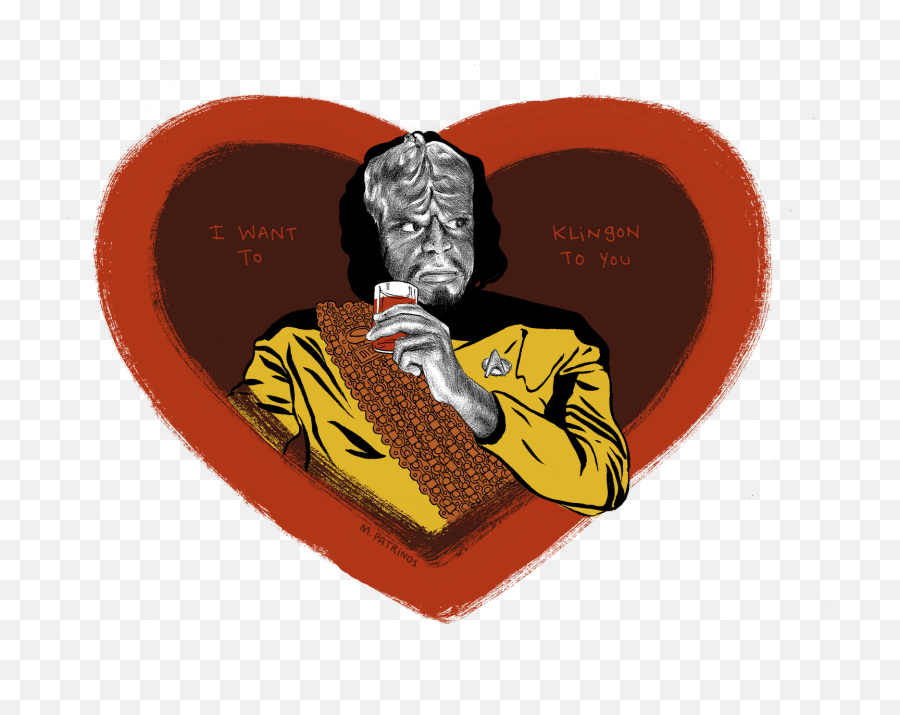 I Want To Klingon You Happy Valentines Star Trek Pinterest Emoji,Klingonen Logo