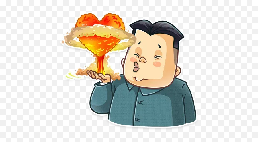 Kim Jong - Un Sticker Pack Stickers Cloud Emoji,Kim Jong Un Transparent
