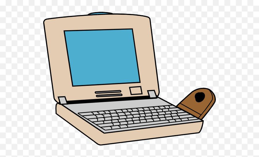 Clipart Laptop - Draw A Picture Of Personal Communication Emoji,Laptop Clipart