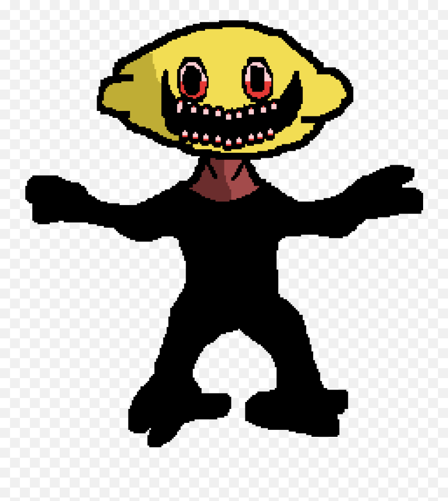 Pixilart - Monster Aka Lemon Demon By Joshthehedge Emoji,Hedge Clipart