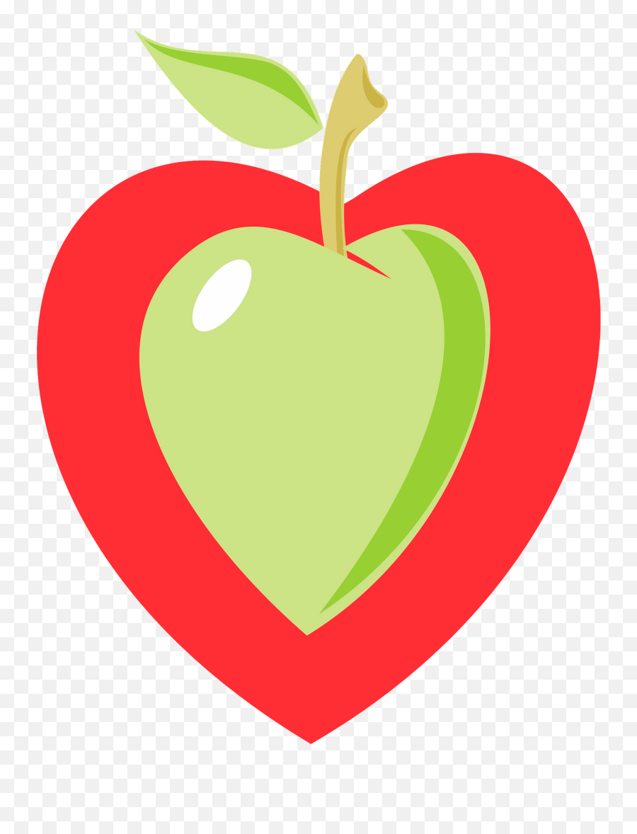 Heart Shaped Apple Clipart Free Download Transparent Png Emoji,Heart Shaped Clipart
