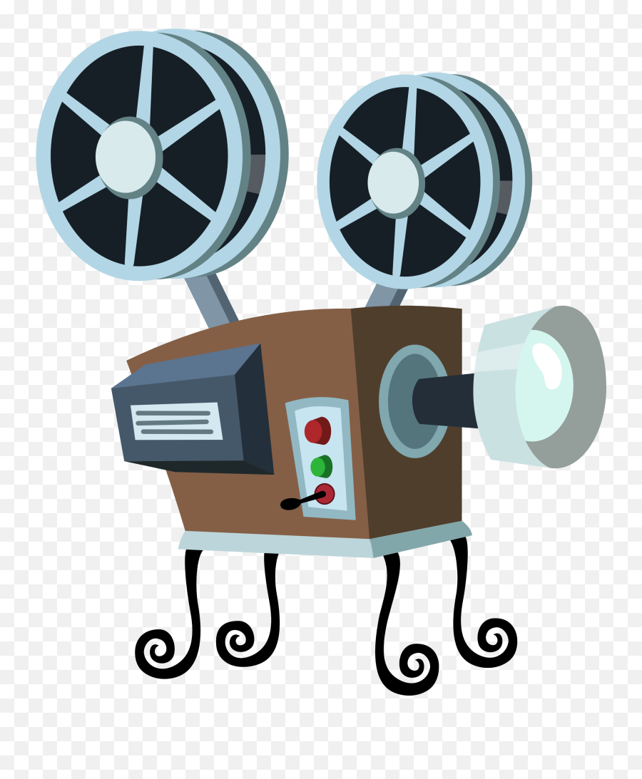 Movie Projector Clip Art - Movie Theatre Png Download 2563 Transparent Background Projector Clipart Emoji,Movie Theater Clipart