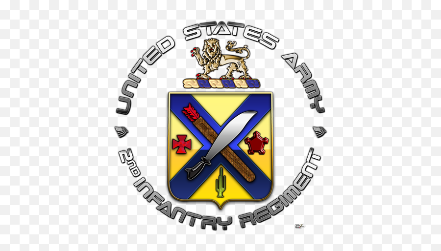 Military Insignia 3d 1st 2nd U0026 3rd Us Army Infantry Emoji,Army Infantry Logo