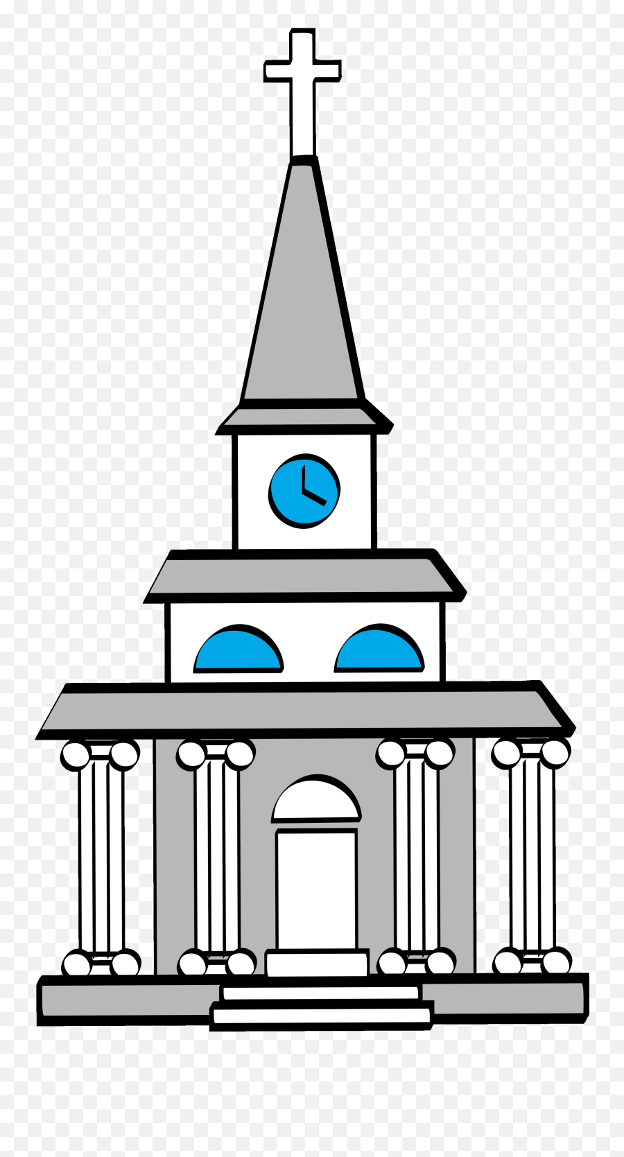 Clipart Christian Clipart Images Of - Cartoon Steeple Emoji,Christian Clipart