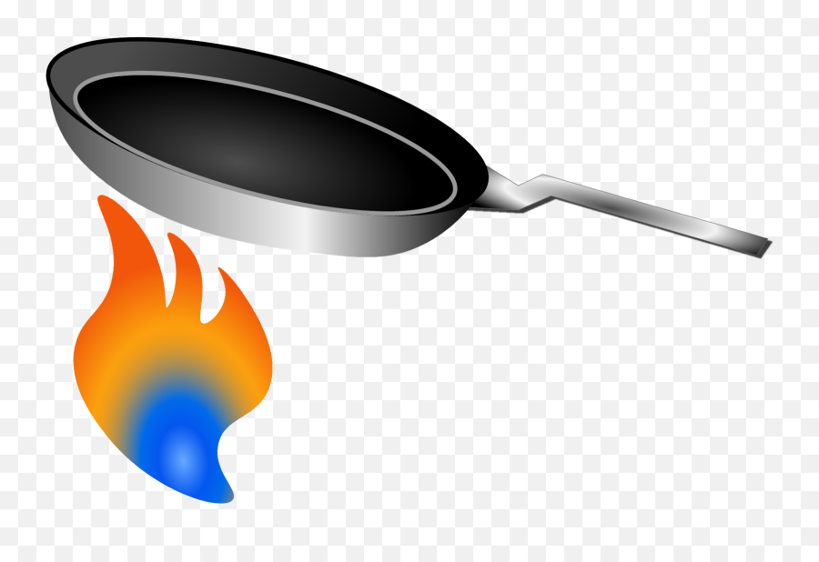 Hot Recipe Frying Pan Clipart Png - Hot Pan Clipart Png Emoji,Pan Clipart