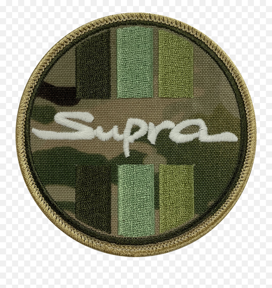 Supra Camo Circle Patch - Solid Emoji,Supra Logo