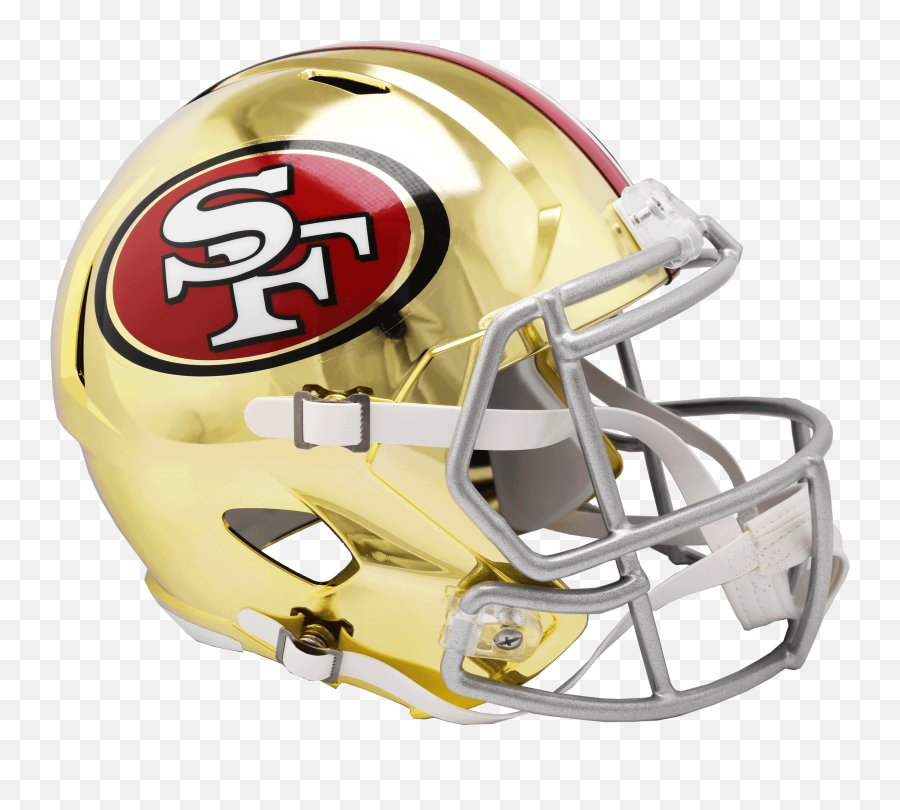 49ers Helmet Logo Png - Frequently Asked Questions San Nfl Football Chrom Helmets Emoji,49ers Logo