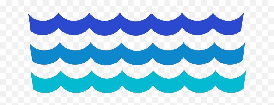 Waves Water Wave Border Clipart 2 - Water Waves Clipart Emoji,Wave Clipart