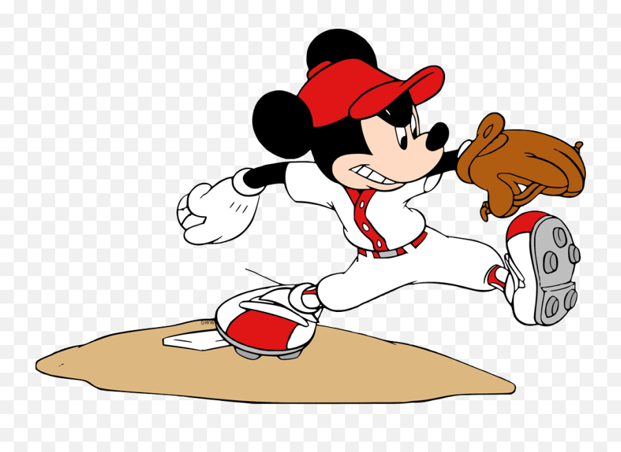 Cartoon Baseball Png - New Mickey Mouse Pitching Ball Mickey Mouse Baseball Clipart Emoji,Baseball Png