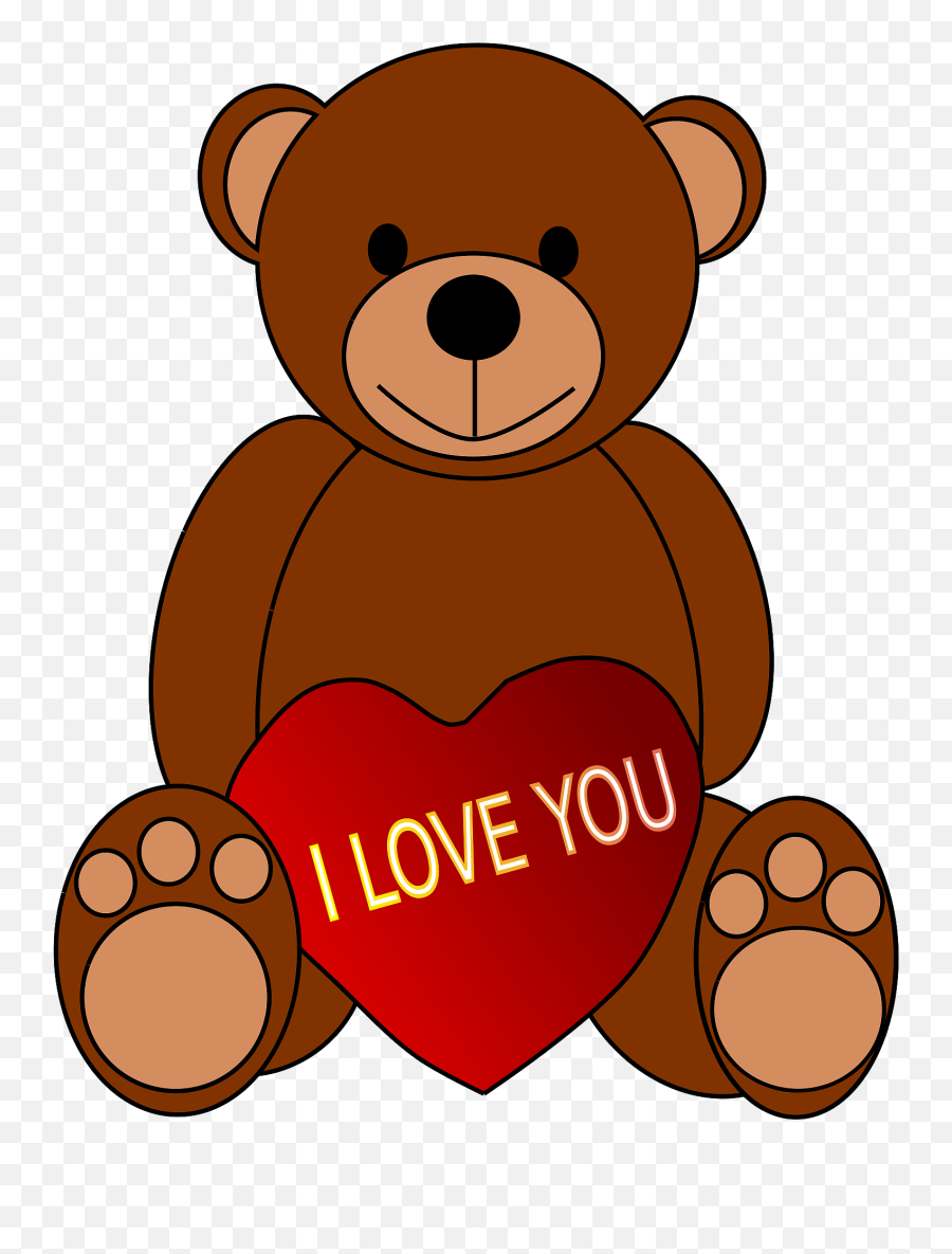 56 Free Teddy Bear Clip Art 2 - Clipartingcom Love You Brian Emoji,Teddy Bear Transparent Background