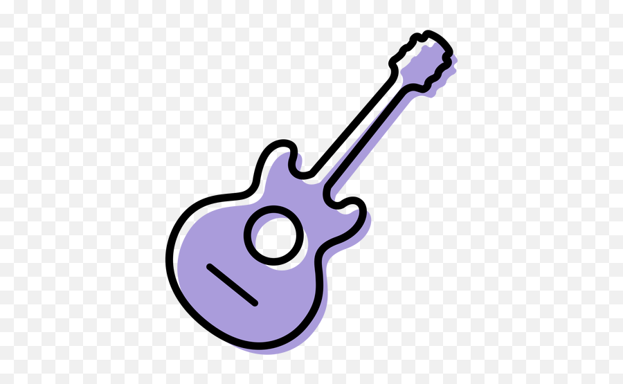 Music Acoustic Guitar Instrument Icon - Girly Emoji,Guitar Transparent