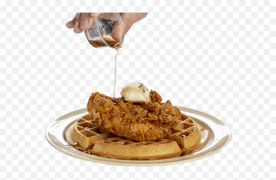 Chicken And Waffle - Transparent Chicken And Waffles Png Emoji,Waffles Png