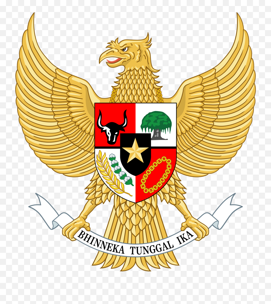 National Emblem Of Indonesia - Wikipedia Indonesia Emblem Emoji,Usa Flagge Clipart