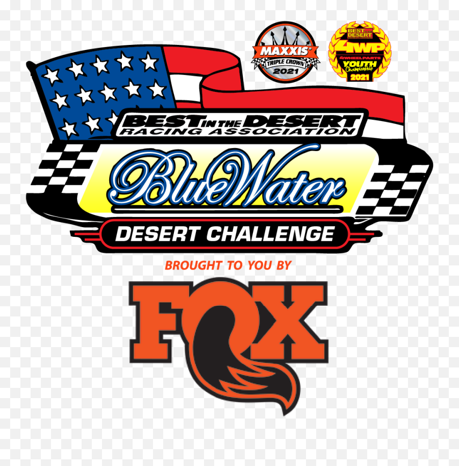 2021 Bluewater Desert Challenge - Car And Truck Best In American Emoji,Fox Racing Logo