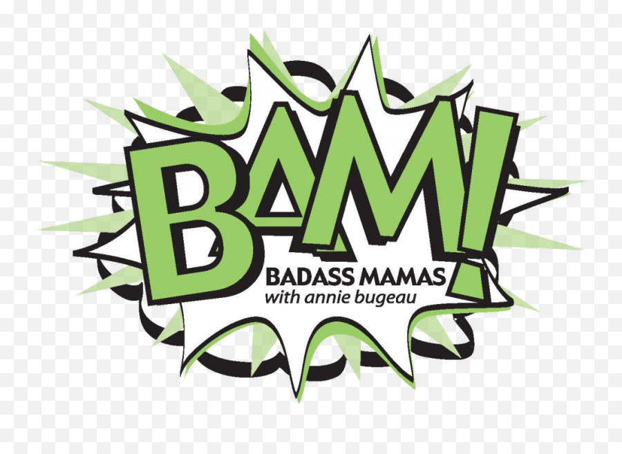 Download Badass Mamas Podcast Logo With Emoji,Podcast Logo Design