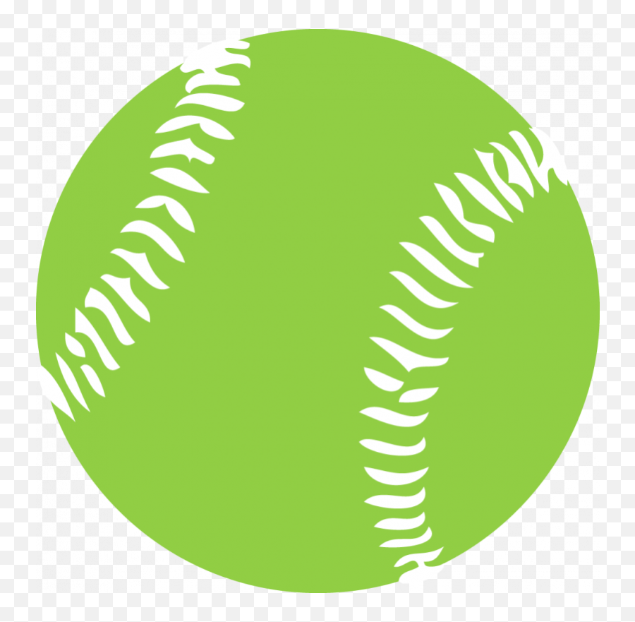 Softball Images Free - Green Baseball Emoji,Baseball Clipart