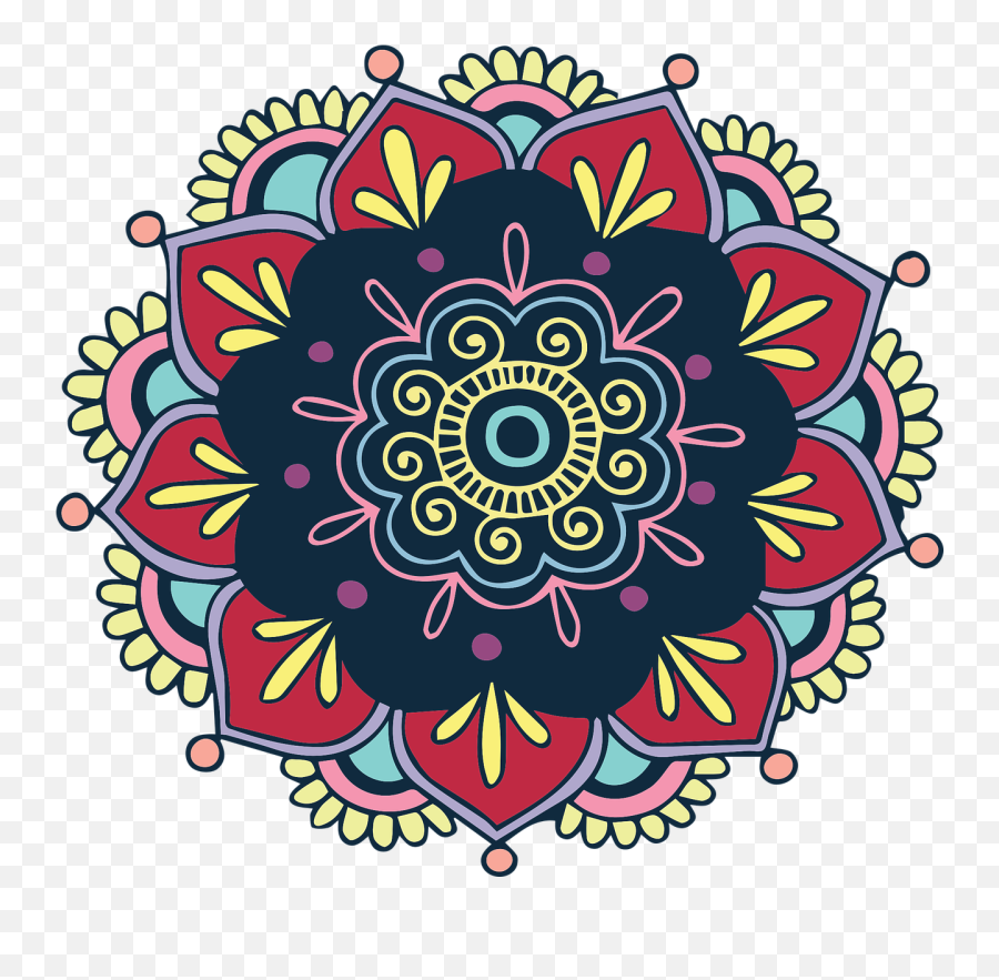 Colorful Flower Indian Floral Png Emoji,Floral Png